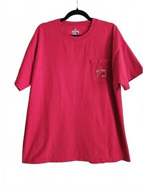 Guy Harvey Red Fire Dept Graphic T-Shirt XL